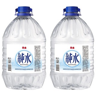 泰山 純水 RO逆滲透處理 105˚C高溫煮沸 專利不脫落瓶蓋, 5000ml, 2桶