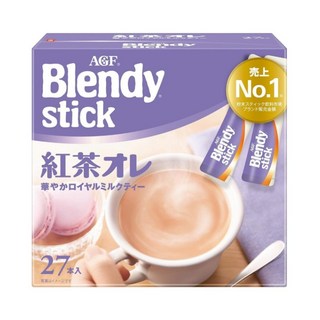 AGF Blendy 紅茶歐蕾 棒狀包裝 冷熱皆宜, 9.5g, 27包, 1盒