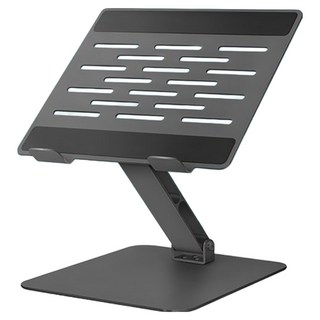 Home Planet 金屬散熱筆電支架, 黑色, 1個