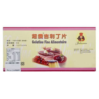 永詮食品 超鑽吉利丁片, 1kg, 1盒