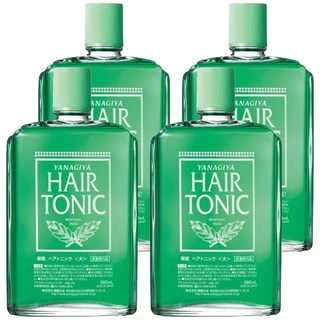 YANAGIYA 柳屋 髮根營養液 HAIR TONIC，超爽快 持續清涼感！, 360ml, 4件