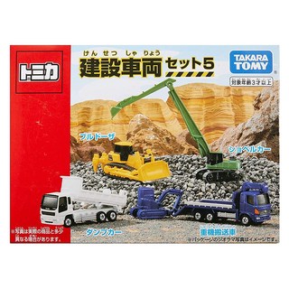 Tomica 多美 建設車輛組 5, Multi-color, 1組