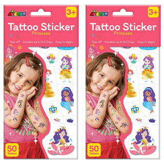 AVEnIR 童趣紋身貼紙, 2個, 公主