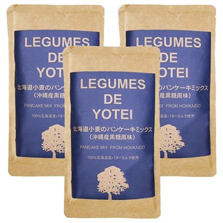 LEGUMES DE YOTEI 180g*3包 (鬆餅粉、沖繩黑糖、北海道小麥)