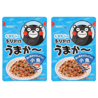 日本海水 熊本熊 小魚風味拌飯料, 2個, 25g