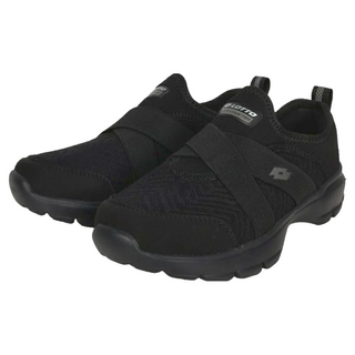 LOTTO 樂得 樂活健走鞋, 黑色, 23.5cm