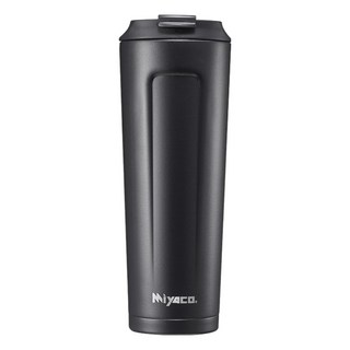 MiyAco 米雅可 品味316不銹鋼真空咖啡隨行杯 680ml 夜藍色, 1個