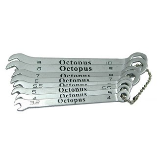 Octopus 章魚牌 超薄扳手套組 8支裝, 1個