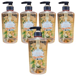 美吾髮 白茶茉莉馨香沐浴露, 700ml, 5瓶