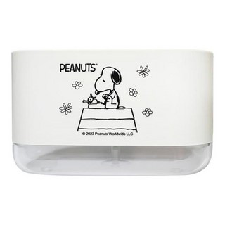 U-House 樺新 SNOOPY 史努比洗潔精起泡盒 14.5 x 10.8 x 8.6cm, 花花世界 白色, 1個