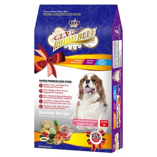 LV PRIME BLUE 活力成犬 精選狗食 羊雞雙寶蔬果配方, 15kg, 1袋