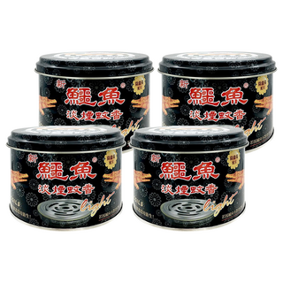 鱷魚 淡煙蚊香鐵罐 30卷, 450g, 4罐