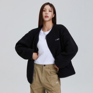 NEDRY 雙面彩色立領絨毛夾克