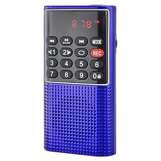 Dennys 丹尼斯多功能插卡喇叭收音機, MS-K588, 藍色