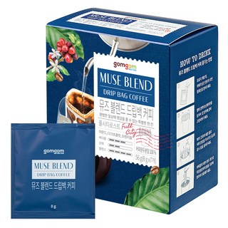 곰곰 뮤즈 블렌드 드립백 커피, 8g, 7개입, 1개