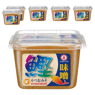 工研 鰹魚味噌 500g 非基因改造黃豆釀造, 6盒