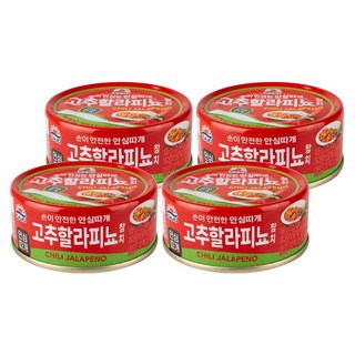 SAJO 鰹魚罐頭 墨西哥辣椒風味, 4罐, 100g