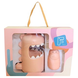 3D恐龍造型彌月禮盒，愛吃蚊捕蚊燈，指甲護理四件組, 1組