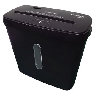 H-T-T 新幹線 短碎型專業碎紙機 HTT-S50，10L 大容量，一次可碎紙 5-6 張, 黑色