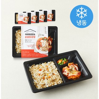 바르닭 바른도시락 야채볶음밥 & 순살닭강정 (냉동), 200g, 5개