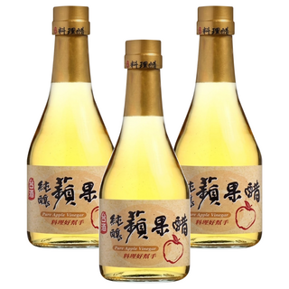台酒 純釀蘋果醋, 300ml, 3瓶