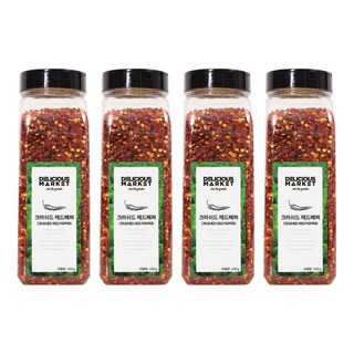 DELICIOUS MARKET 碎紅辣椒, 320g, 4個