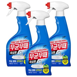 피죤 무균무때 욕실용 세정제, 500ml, 3개