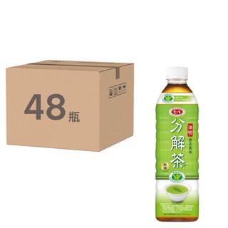愛之味 油切分解茶 綠茶風味, 590ml, 48瓶