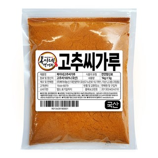 복이네먹거리 국산 고추씨가루, 1kg, 1개