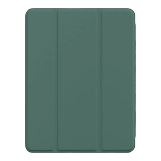 SINJIMORU 含筆槽平板電腦保護殼 iPad Air 7 M3/Air 6 M2代 11吋/Air 5/Air 4代 10.9吋, 深綠色, 1個