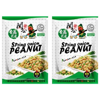 關公麻辣花生 香蔥花生, 2個, 100g