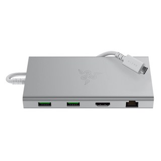 RAZER 雷蛇 USB C Dock 11-in-1 Multiport Adapter 擴充塢, 銀色, 1個