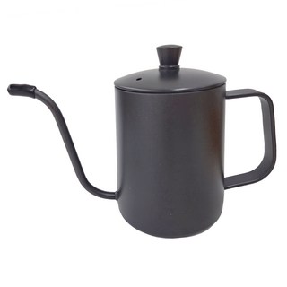 不鏽鋼手沖咖啡壺 304不鏽鋼, 壺身 + 壺蓋, 600ml, 1個