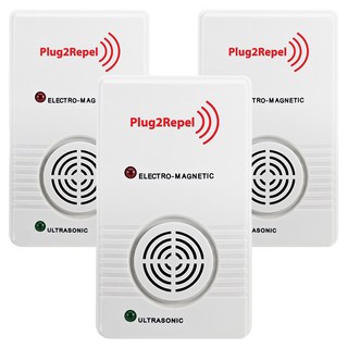 DigiMax 天降驅鼠神兵 威豹超音波驅鼠器 UP-117 高頻超音波驅離 強力磁震波 適用35坪, 3入, 1組