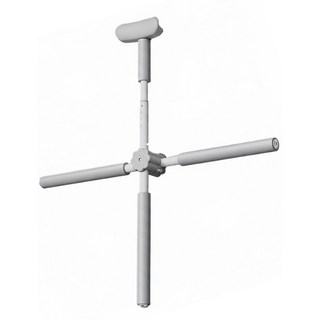 德利生活 瑜珈棍 三色可選 矯正身姿 提升氣質, 灰色, 810mm, 1支