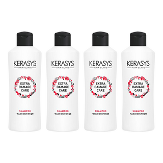 KERASYS 損傷修護洗髮精 額外護理, 180ml, 4瓶