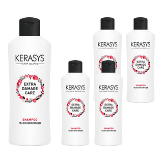 KERASYS 損傷修護洗髮精 額外護理, 180ml, 5瓶