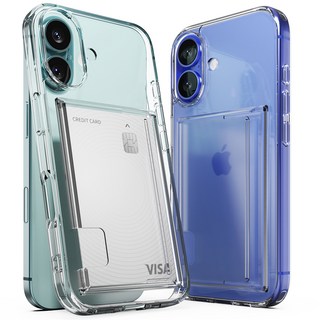 신지모루 2장 수납 에어클로 카드슬롯 휴대폰 케이스