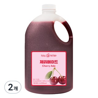 首爾工廠 Cherryade, 1.5L, 2瓶