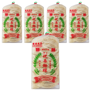 耆盛食品 金門手工麵線, 300g, 5包