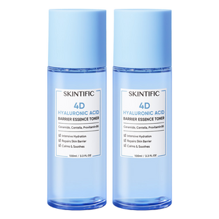 SKINTIFIC 4D 透明質酸屏障精華化妝水, 100ml, 2瓶