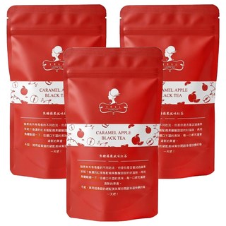午茶夫人 焦糖蘋果風味紅茶包, 2g, 10包, 3袋