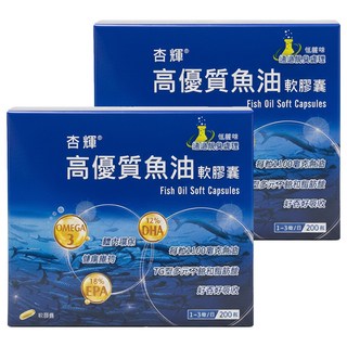 Sinphar 杏輝醫藥 高優質魚油軟膠囊, 200顆, 2盒