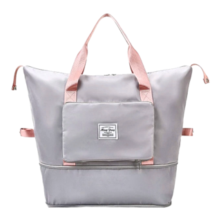 加大可折疊收納手提行李包 尼龍材質 大容量 防水防刮 可掛行李箱