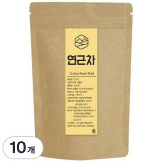 蓮藕茶茶包, 1g, 10個, 10袋