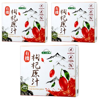 統一生機 有機枸杞原汁 10包, 300ml, 3盒