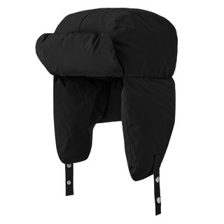 DTree 輕量蓬鬆保暖護耳帽, 黑色