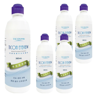 TICON 帝康 視潤多效保養液, 360ml, 5瓶