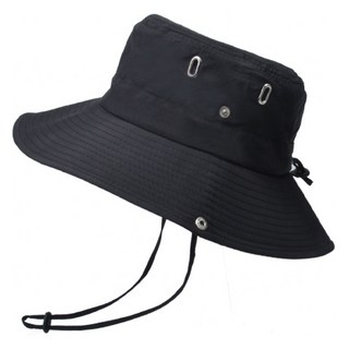 큐브라운드 등산 낚시 모자, 블랙