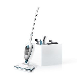 BLACK&DECKER 百工 5合1手持直立式多功能蒸氣清潔機, 白色, FSMH13E5
